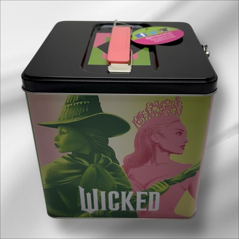 WICKED The Movie Collectible Square Tin Box Stackable